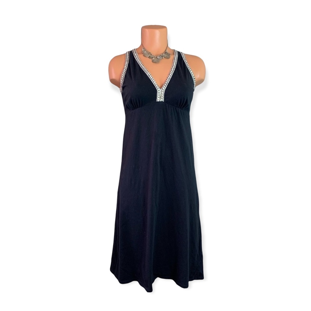 Lucky Brand Black Short Sleeve Dress Size XS
